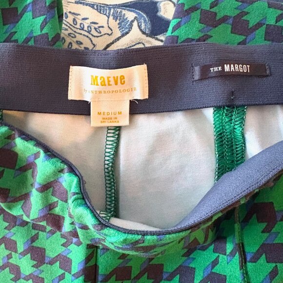 Anthropologie Maeve The Margot Kick Flare Cropped pants Size M - Picture 4 of 7